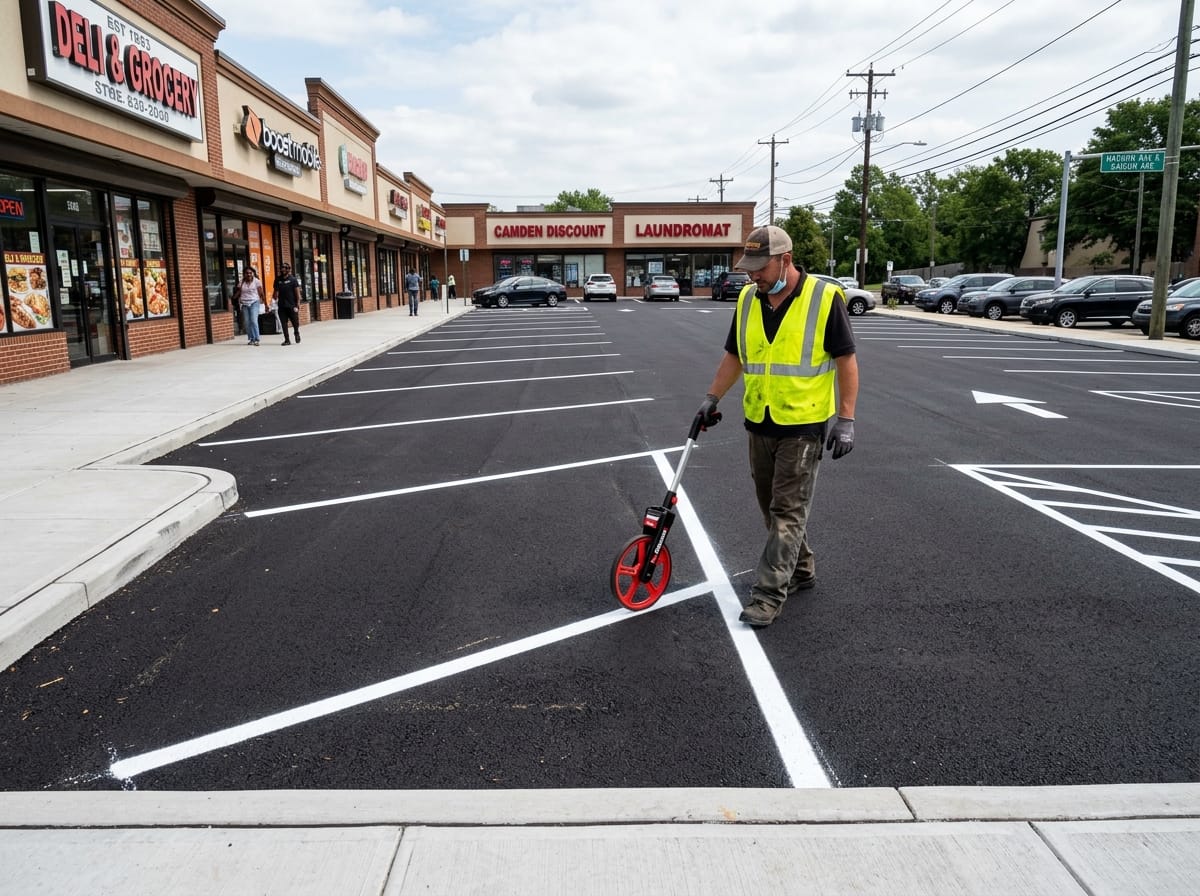 Professional photograph finished parking by Blacktop Bosses Camden